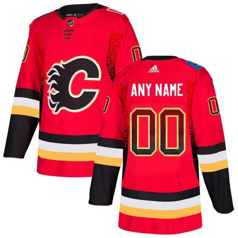 Customized Men's Calgary Flames Red Drift Fashion Adidas Jersey,We sell and wholesale Customized Men's Calgary Flames Red Drift Fashion Adidas Jersey on line form chian!